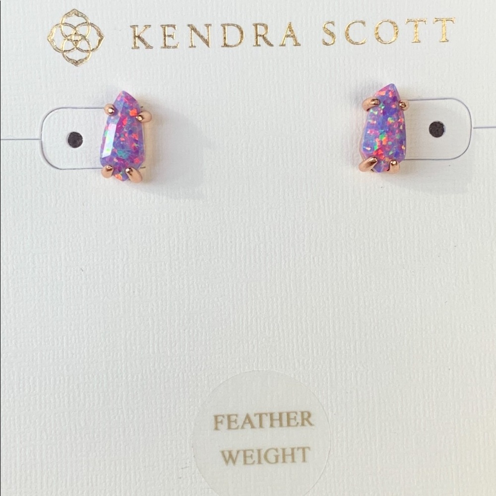 Kendra Scott Lavender Rose Gold Jillian